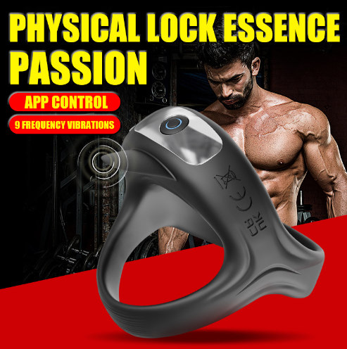 Electric male penis ring lock sperm ring