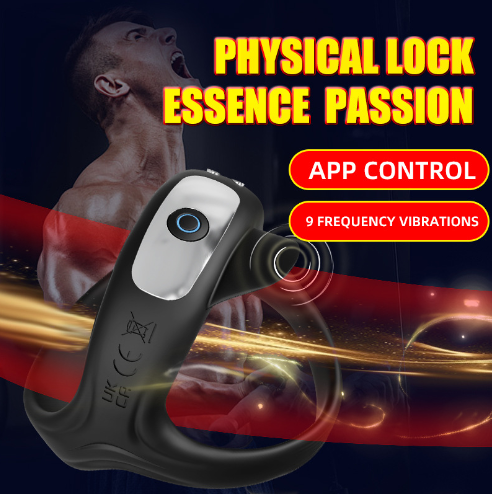 Electric male penis ring lock sperm ring