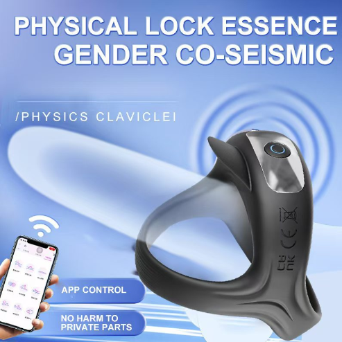 Electric male penis ring lock sperm ring