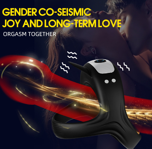 Electric male penis ring lock sperm ring