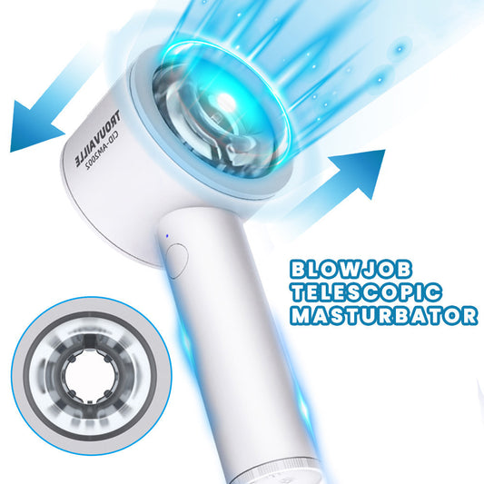 Unique hair dryer wind tunnel aircraft cup foreskin massager